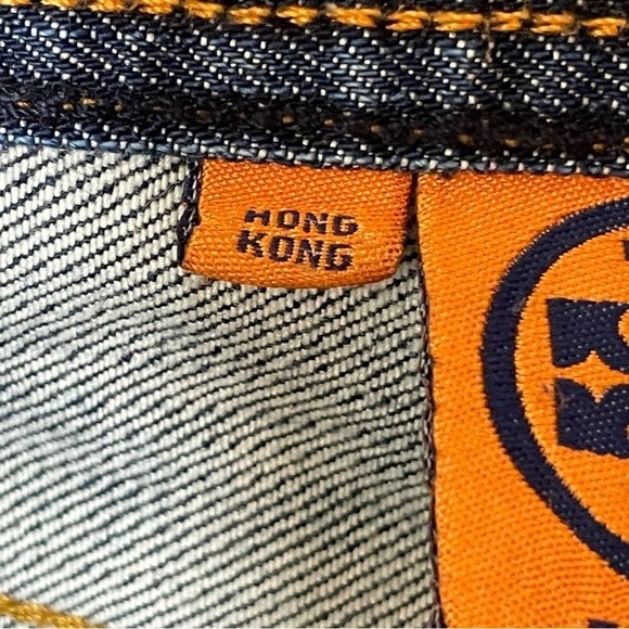 Tory Burch Tory Classic Bootcut Blue Jean - Picture 3 of 8